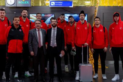 A Milli Erkek Basketbol Takımı, İsviçre'ye gitti