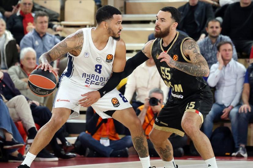 Anadolu Efes deplasmanda Monaco'ya farklı kaybetti