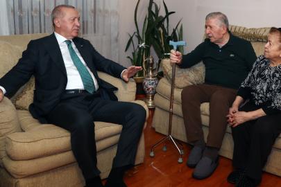 Cumhurbaşkanı Erdoğan’dan Köksal Toptan’a ziyaret