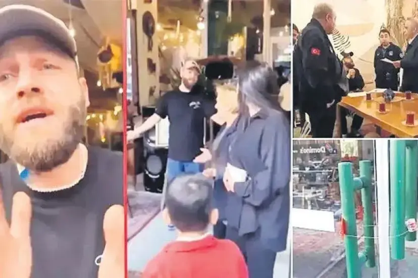 Öğretmen ve velileri kovan kafe sahibi