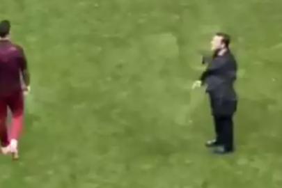 Okan Buruk ve Günay Güvenç'in maç sonu görüntüsü gündem oldu