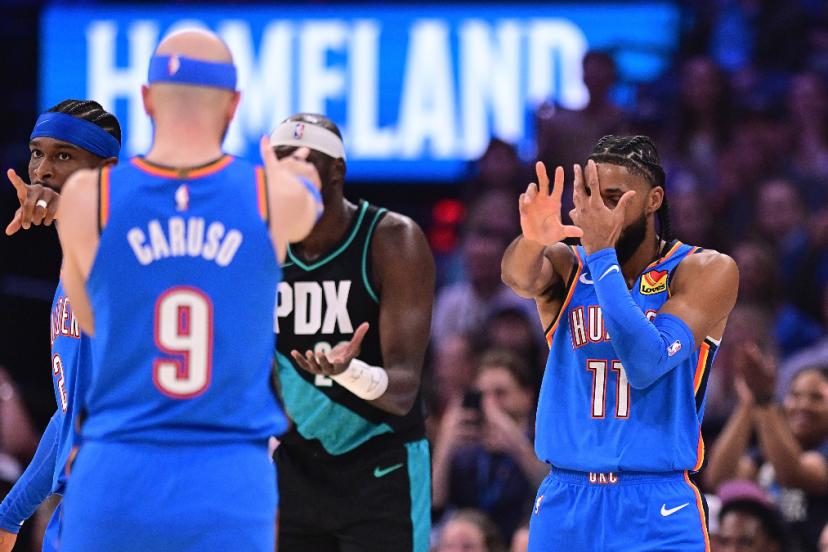 Oklahoma City Thunder, Portland Trail Blazers'ı yenerek serisini 9 maça çıkardı