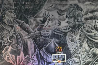 Partizan–Fenerbahçe maçında skandal pankart