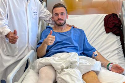 Trabzonspor'da Edin Visca, ameliyat edildi