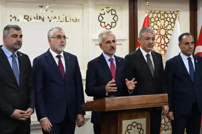 Uraloğlu ve Işıkhan Mardin'de: Hızlı tren ağı ile buluşturacağız