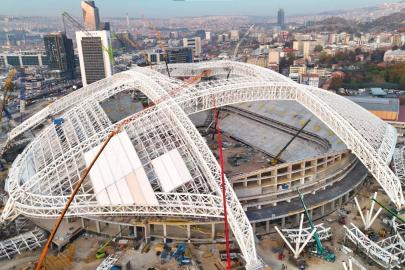 19 Mayıs Stadyumu'nun inşaatı hızla sürüyor