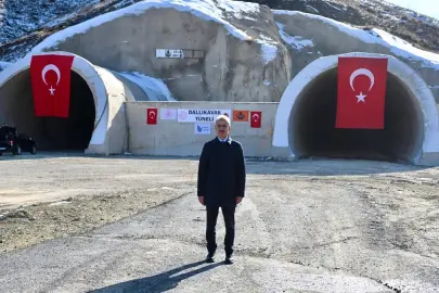 Bakan Uraloğlu iki ili birbirine bağlayan Dallıkavak Tüneli için tarih verdi
