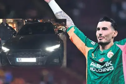 Kendisi Galatasaray’da plakası Trabzon’da