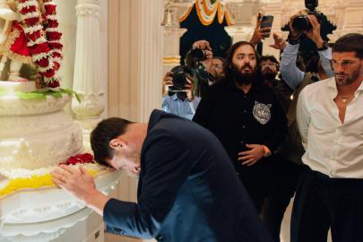 Lionel Messi, Hindu tanrısı Hanuman’ı ziyaret etti