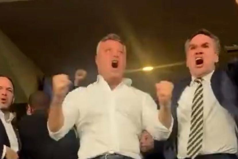 Sadettin Saran'dan gol sonrası büyük sevinç