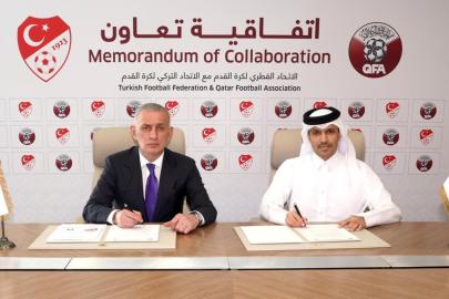 TFF ile Katar arasında iş birliği anlaşması imzalandı