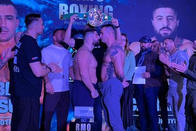 Umut Camkıran ve Hırvat nakavt makinesi Pesut tartıda yüz yüze geldi