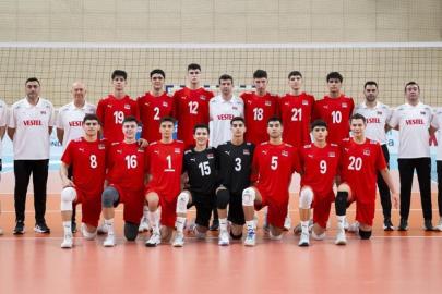18 Yaş Altı Erkek Voleybol Milli Takımı, Karadağ'a mağlup oldu