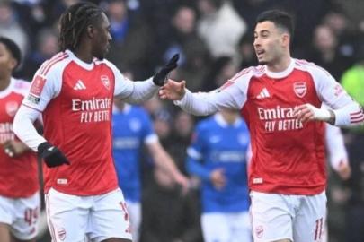 Arsenal, FA Cup’ta Portsmouth engelini rahat geçti