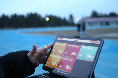 Badmintoncuların kalpleri "akıllı sensör" ile kontrol ediliyor