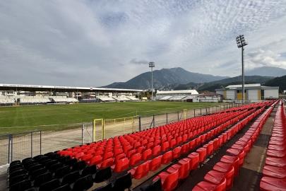 Fethiye İlçe Stadı'nda Galatasaray maçı hazırlıkları sürüyor