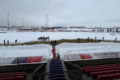 TFF 2. Lig maçı kar sebebiyle ertelendi!