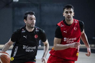 A Milli Basketbol Takımı, Sırbistan maçının hazırlıklarını sürdürdü