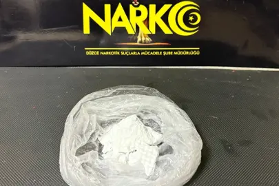 Düzce'de 55 gram kokain ele geçirildi