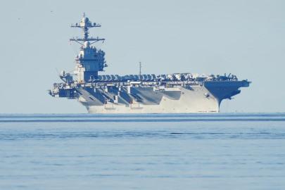 İran'la gerilimin ardından Trump'ın bölgeye gönderdiği ABD uçak gemisi Ford, Cebelitarık Boğazı'nı geçti