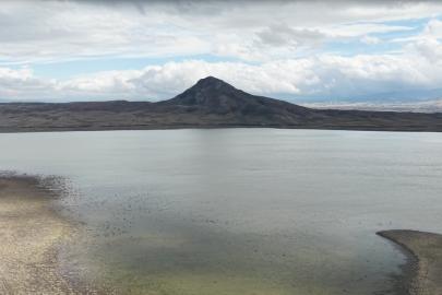 Karataş Gölü'nde su seviyesi yükseldi