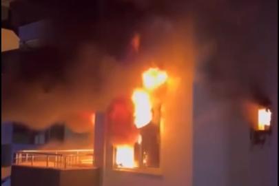 Alanya’da 5 katlı apartmanda yangın