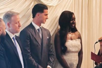 Bertuğ Yıldırım siyahi sevgilisi Portekizli Oriana Correia Gomes ile evlendi