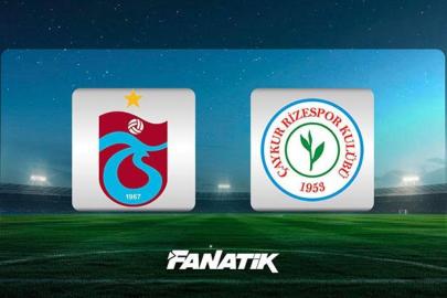 CANLI |Trabzonspor - Çaykur Rizespor maçı ne zaman, saat kaçta, hangi kanalda? (11'ler belli oldu)