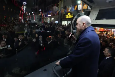 Cumhurbaşkanı Erdoğan memleketi Rize'de