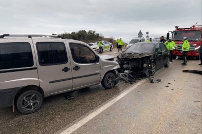 Eğirdir'de zincirleme kaza: 8 yaralı