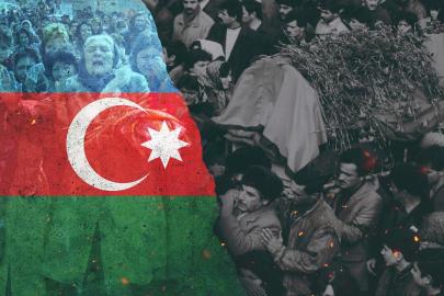 Ermeni çetelerin 1918'de katlettiği Azerbaycanlılar anılıyor