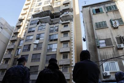 İsrail ordusu, Lübnan'ın başkenti Beyrut'ta bir binaya saldırı düzenledi