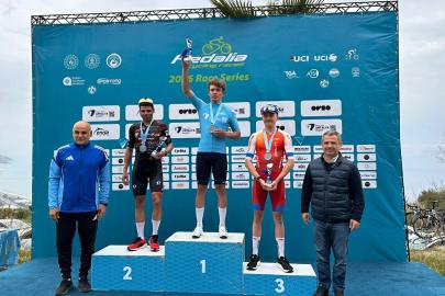 Muğla Büyükşehir Belediyesi Kıta Bisiklet Takımı Alanya'da zirvede