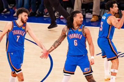 NBA'de Oklahoma City Thunder deplasmanda kazandı!
