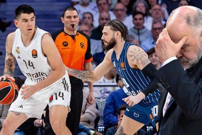 (ÖZET) Anadolu Efes deplasmanda istediğini bulamadı! Kötü seri devam etti | Real Madrid - Anadolu Efes maç sonucu: 82-71