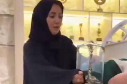 Sosyal medya fenomeni Aleyna Dalveren, iftar yemeğine Sakal-ı Şerif'i getirdi