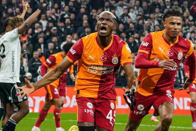 Süper Lig'deki derbide Galatasaray, Beşiktaş'ı 10 yendi
