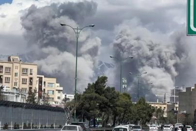 Tahran'da art arda patlamalar