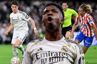 Vini Jr. yazar, Arda Güler! Madrid derbisi nefes kesti... Real Madrid - Atletico Madrid maç sonucu 3-2