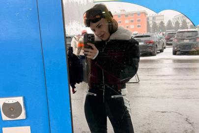 Yağmur Tanrısevsin'in kış tatili! Fotoğraflarını yayınladı