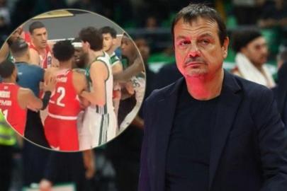 Yunan derbisinde ortalık karıştı! Ergin Ataman yine mağlup... Panathinaikos - Olympiacos maç sonucu 94-101
