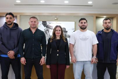 Başkan Vekili Özdemir başpehlivanları ağırladı