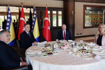 Cumhurbaşkanı Erdoğan, Bosna Hersek heyeti ile görüştü