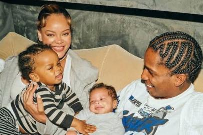 Herkesten saklıyordu! Rihanna minik kızıyla objektiflere yakalandı