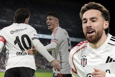 Orkun Kökçü çok klas! Kaptan Beşiktaş'ı sırtlıyor