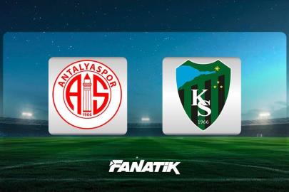 Antalyaspor - Kocaelispor maçı Canlı Anlatım - Süper Lig Antalya Kocaeli Maç Skoru ve İstatistikleri (Süper Lig 34. hafta)