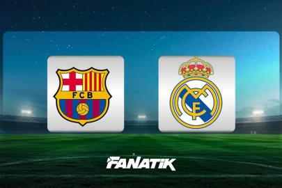 CANLI | Barcelona - Real Madrid maçı Canlı Anlatım - BARÇA REAL maçı kadroları, skoru ve istatistikleri (EL CLASICO'DA ŞAMPİYONLUK MAÇI)