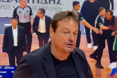 Ergin Ataman'ı zor tuttular! OAKA'da gerginlik, iki koça da diskalifiye... Panathinaikos - Valencia maç sonucu 87-91