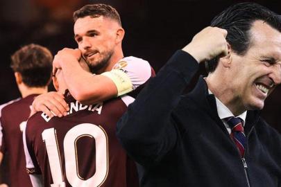(ÖZET) Unai Emery Aston Villa'yı UEFA Avrupa Ligi finaline taşıdı Aston Villa - Nottingham Forest maç sonucu 3-0