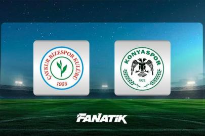 Rizespor-Konyaspor maçı ne zaman, saat kaçta, hangi kanalda canlı yayınlanacak? (Süper Lig)